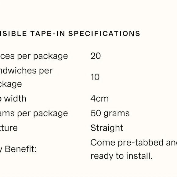 Philocaly Invisible Tape-In 22" - Picture 5 of 6